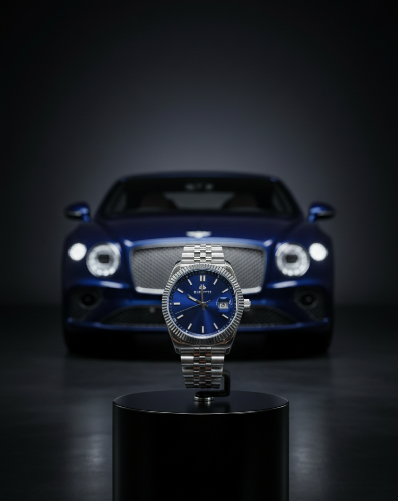 Bigotti Milano Silver-Blue